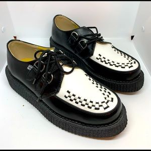 T.U.K. Mondo B&W Creepers Size W11/M8
